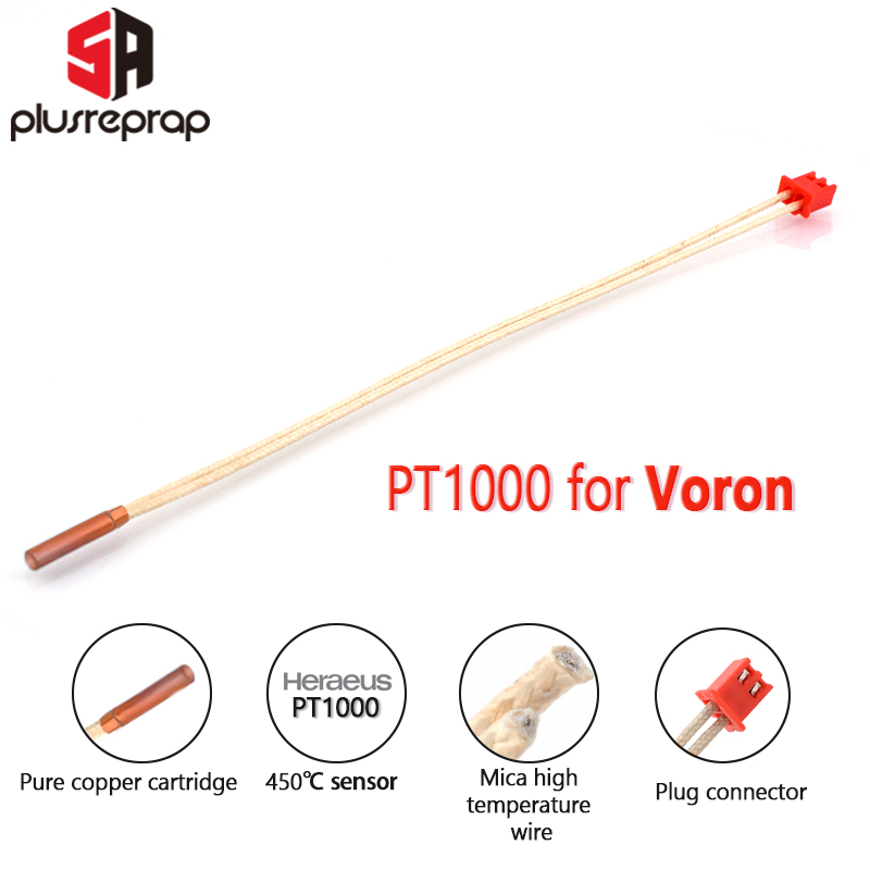 Direct Drive Extruder - Para E3DV6 Vo-ron Hotend PT1000 temperatura