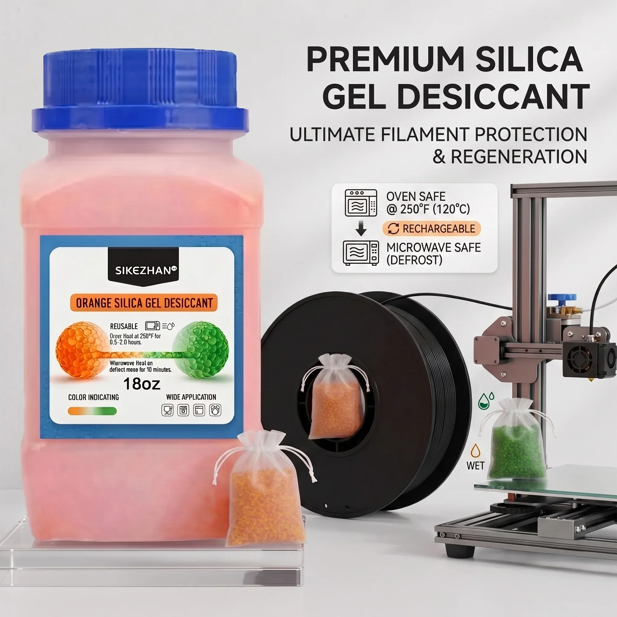 Enclosure 3D Printer - Desecante de Filamento para Impresora 3D,