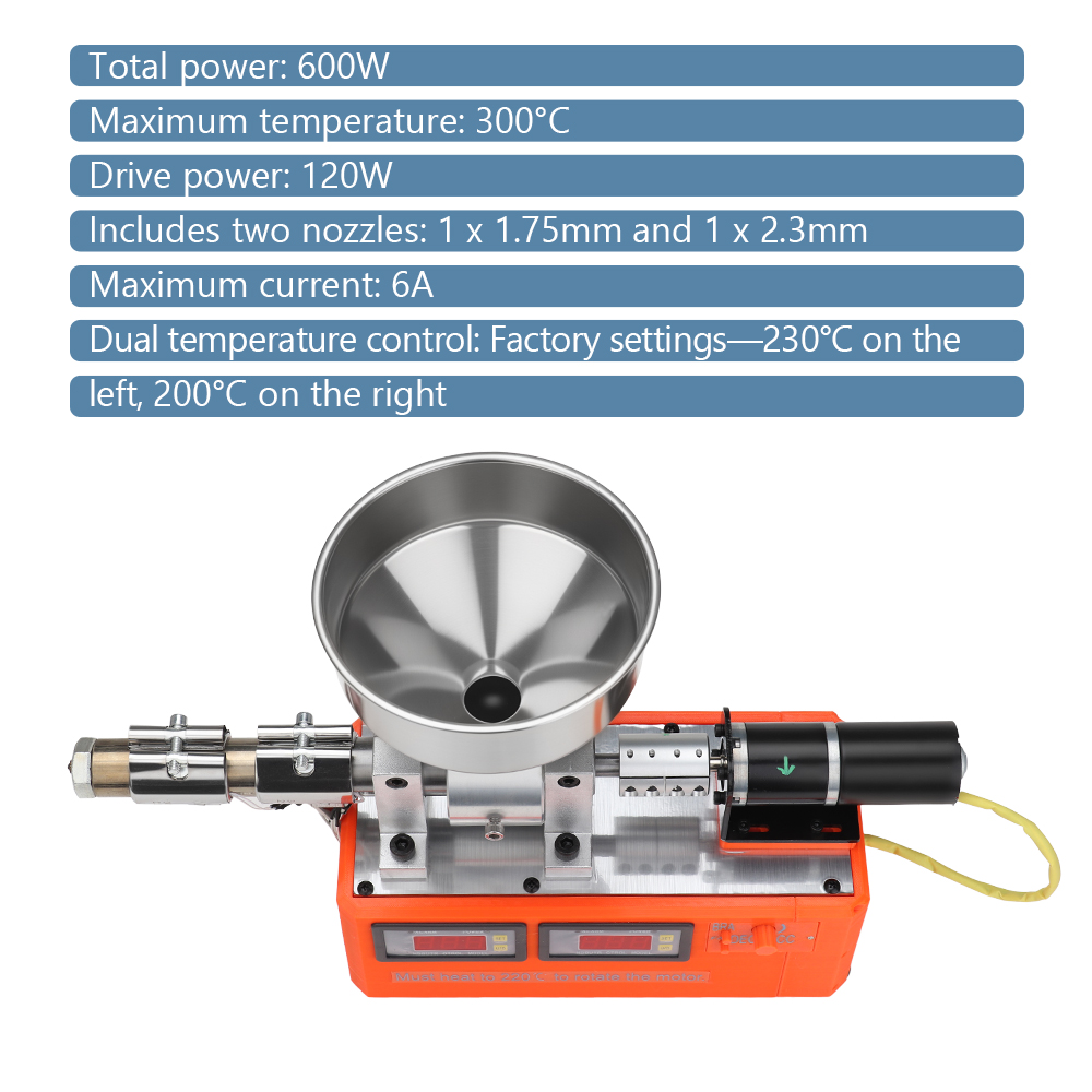 Pla Filament - Extrusora de Plástico de Sobremesa Pequeña