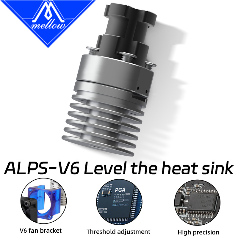 Direct Drive Extruder - Mellow ALPS-V6 disipador de calor boquilla