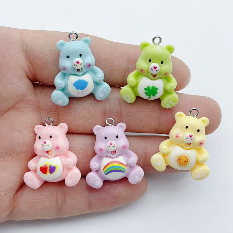 Resin - 10 piezas de colgantes con forma