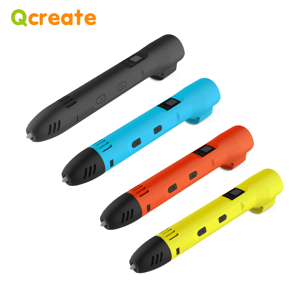 Abs Filament - QCREATE-Bolígrafo de impresión 3D, pantalla LCD