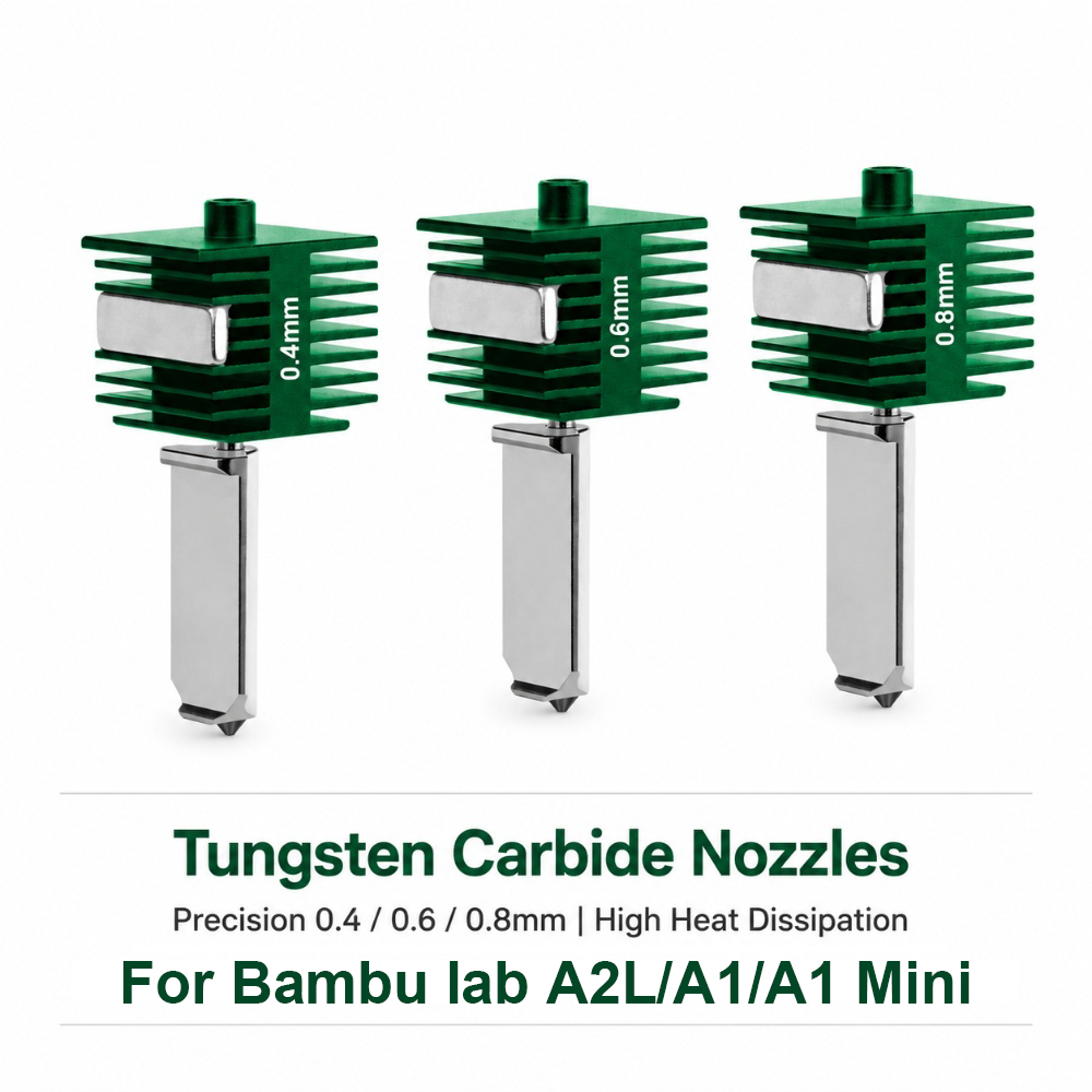 Nozzle Tungsten - Hotend integrado mejorado para Bambu Lab