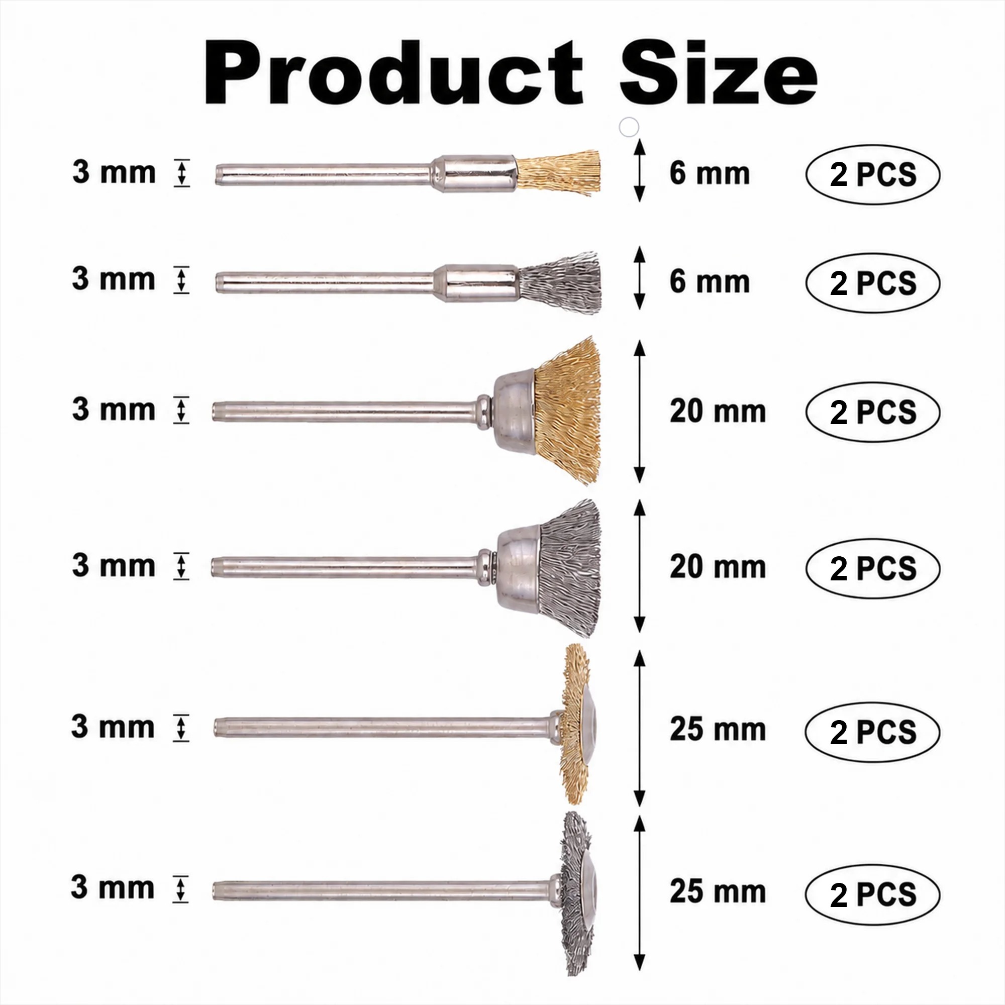 Juego de 12 Cepillos de Alambr - Nozzle Brass reseña y precio
