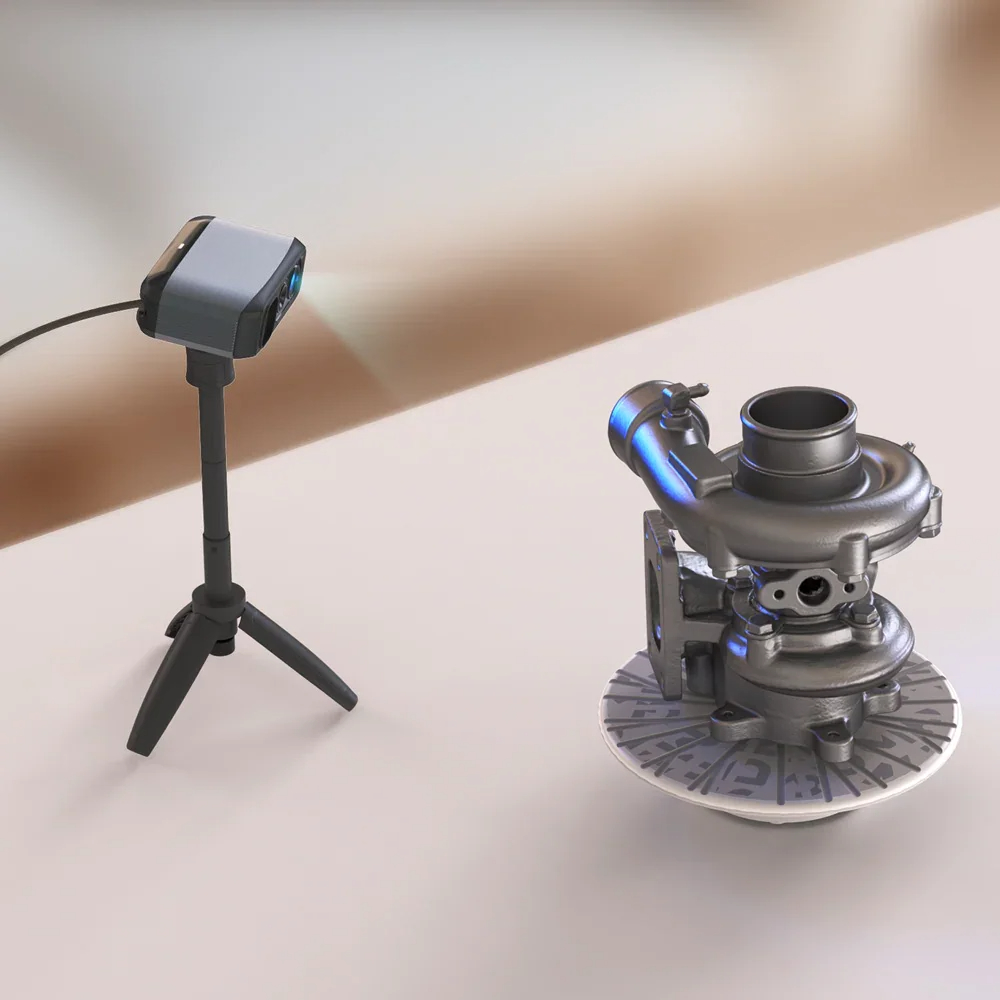 Escáner 3D Portátil de Luz Azu - Handheld 3D Scanner High Precision reseña y precio