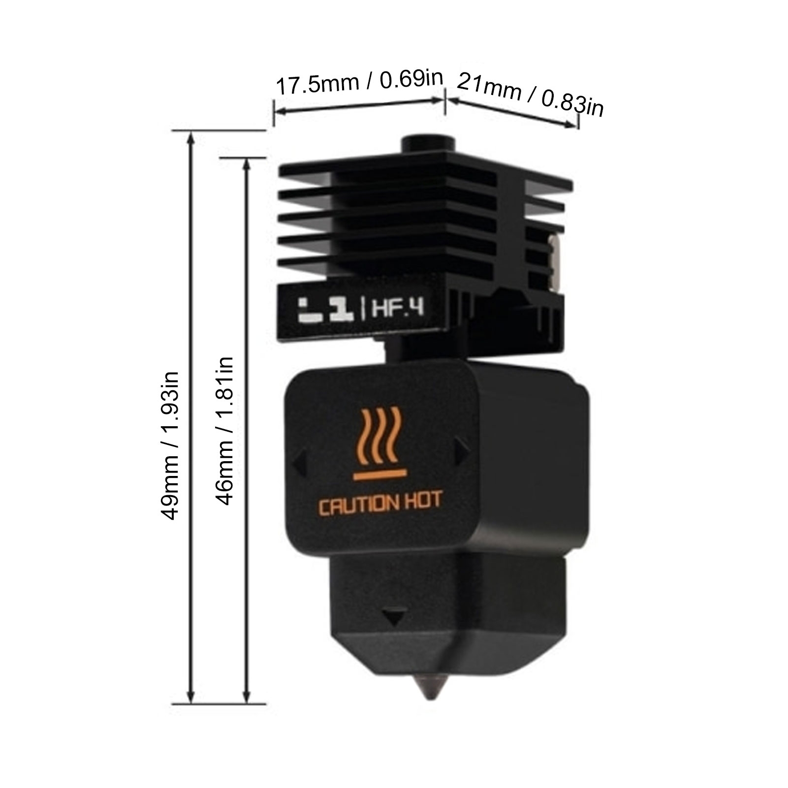 Hotend de Alto Flujo de Repues - Hotend 0.4Mm reseña y precio