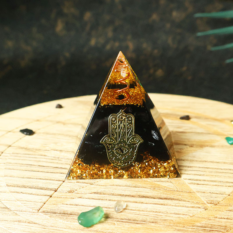 Pirámide de Orgonita de Obsidi - Resin reseña y precio