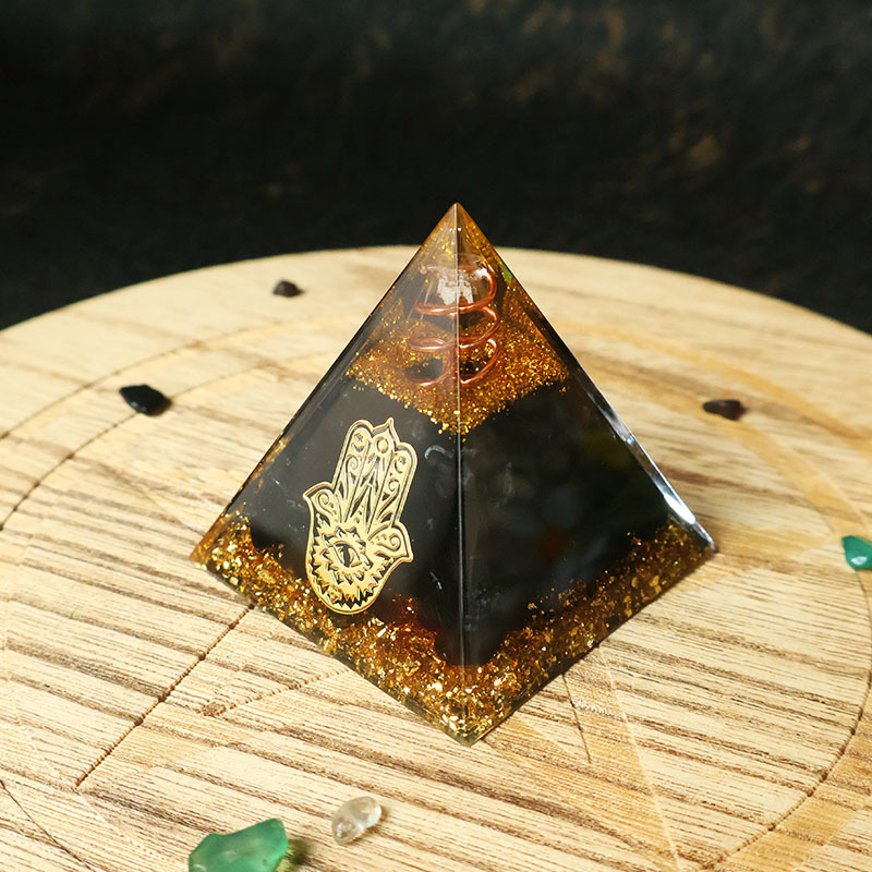 Pirámide de Orgonita de Obsidi - Resin reseña y precio