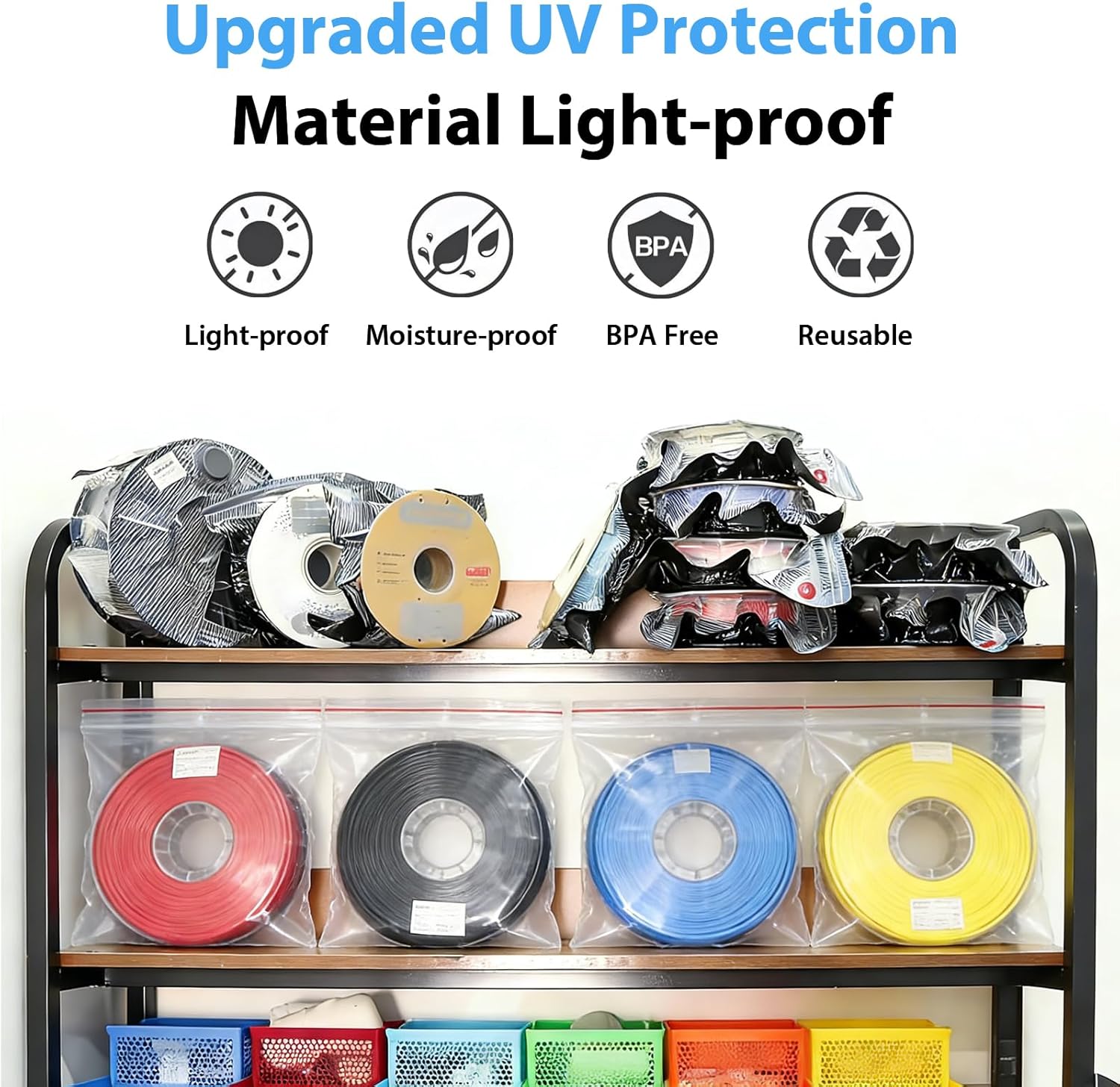 Bolsas de Almacenamiento de Fi - Abs Filament reseña y precio