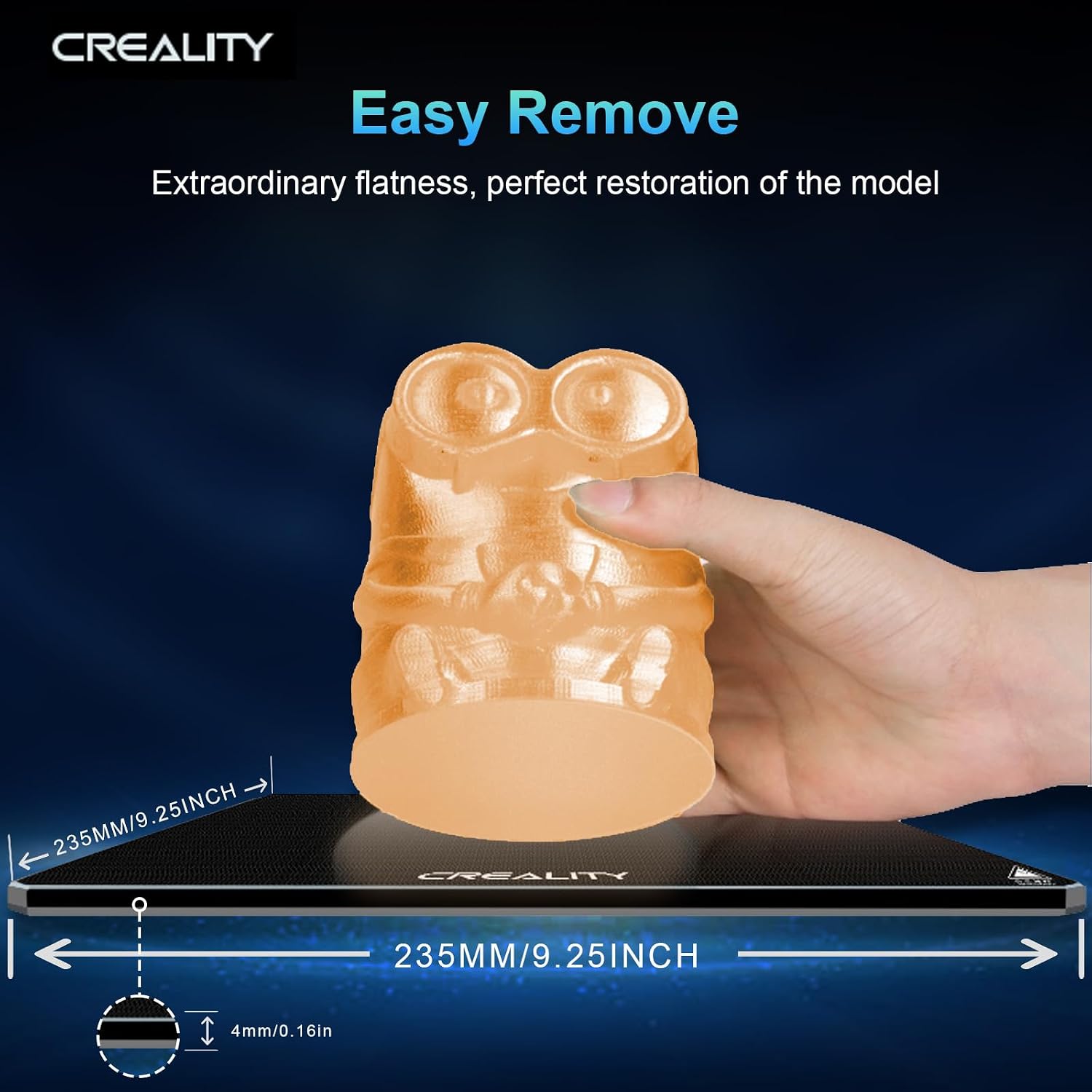 Creality, placa de vidrio temp - Filament 1.75 reseña y precio