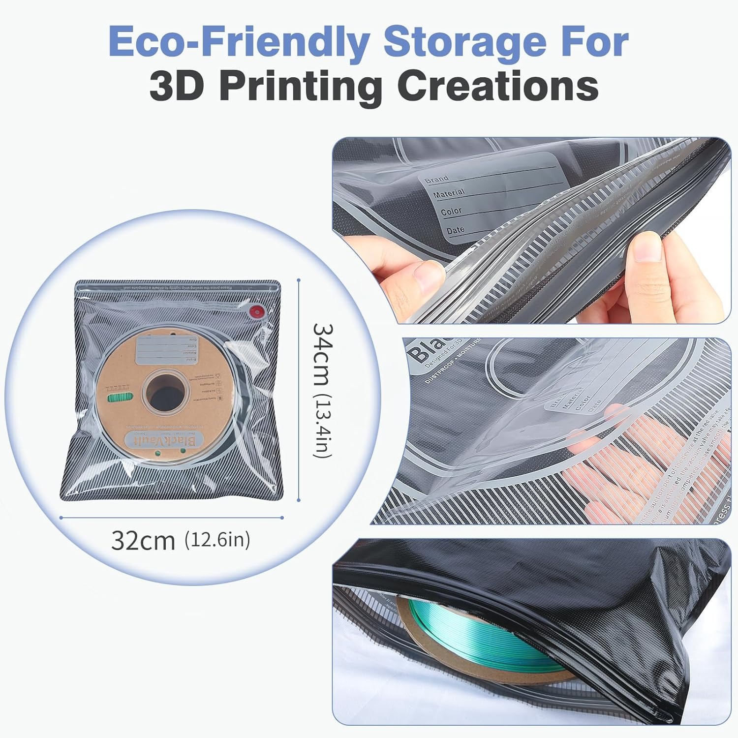 Bolsa para Filamento 3D, Bolsa - Abs Filament reseña y precio