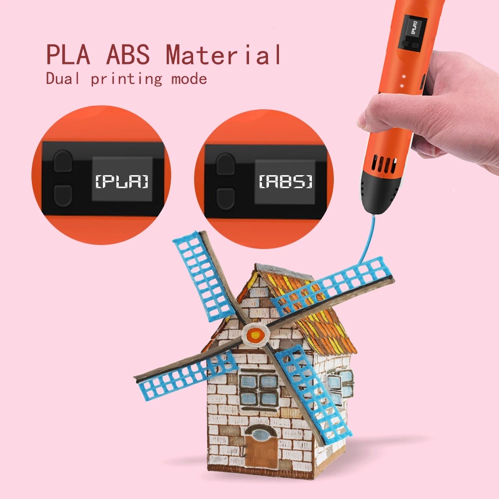 QCREATE-Bolígrafo de impresión - Abs Filament reseña y precio
