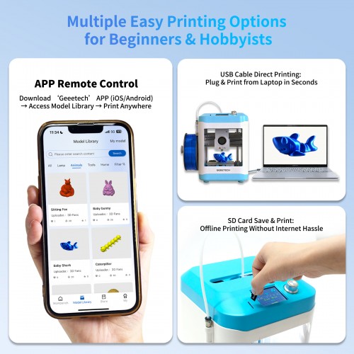 Impresora 3D FDM Geeetech M1S  - Fdm Printer reseña y precio