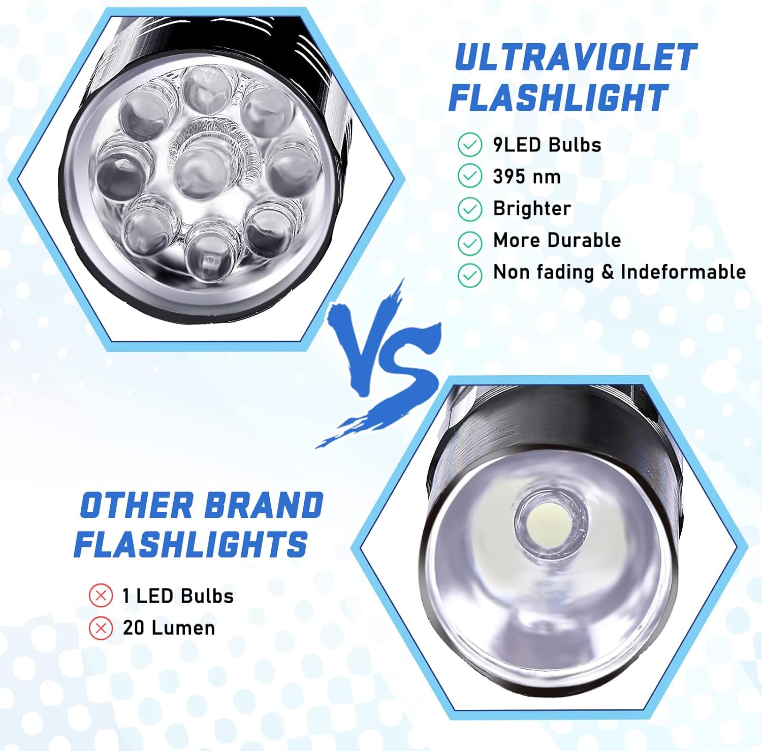Linterna de 9LED, lámpara de c - Uv Resin reseña y precio