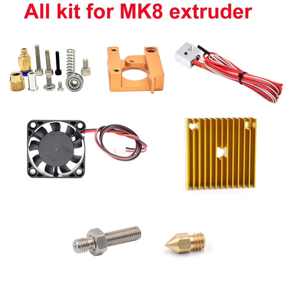 Kits de Extrusora MK8, Cabezal - Filament 1.75 reseña y precio